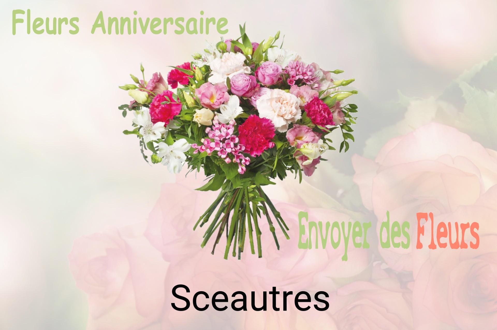 Bouquet de fleurs d’anniversaire livré à Sceautres